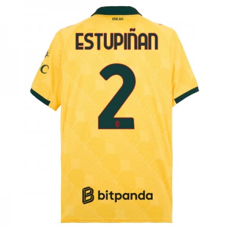 Camiseta de fútbol AC Milan Estupinan 2 3ª equipación 2025-26 Camiseta de fútbol AC Milan Estupinan 2 3ª equipación 2025-26